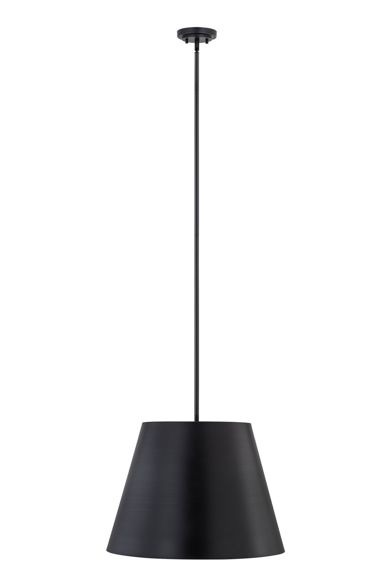 Z-Lite 2307-24MB One Light Pendant, Matte Black