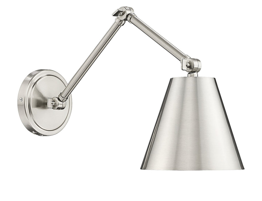 Z-Lite 347S-BN One Light Wall Sconce, Brushed Nickel