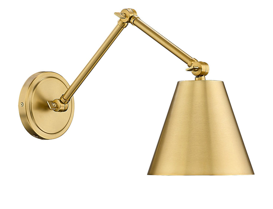 Z-Lite 347S-MGLD One Light Wall Sconce, Modern Gold