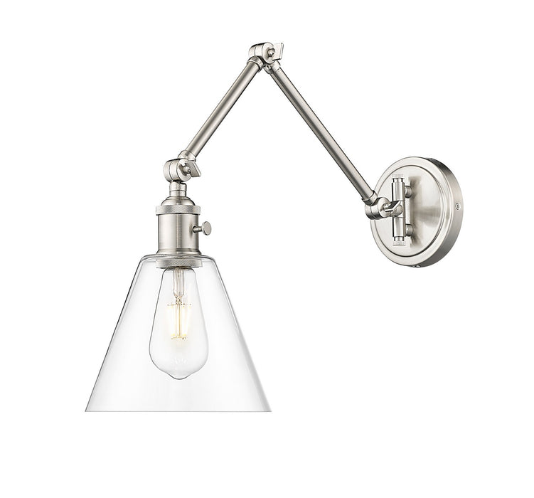 Z-Lite 348S-BN One Light Wall Sconce, Brushed Nickel