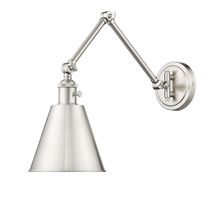 Z-Lite 349S-BN One Light Wall Sconce, Brushed Nickel