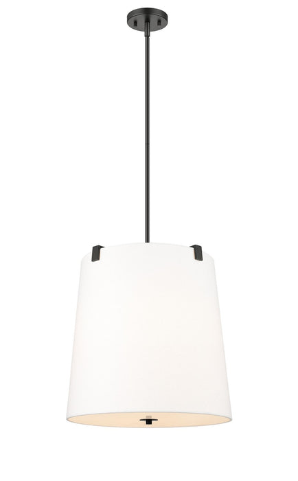 Z-Lite 3501P18-MB Five Light Pendant, Matte Black