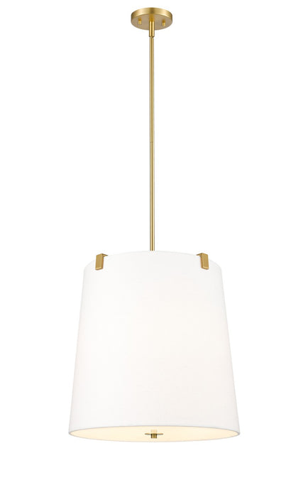 Z-Lite 3501P18-MGLD Five Light Pendant, Modern Gold