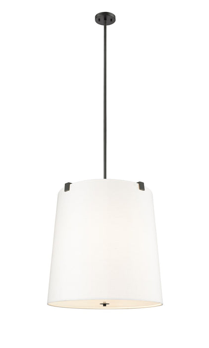Z-Lite 3501P24-MB Six Light Pendant, Matte Black