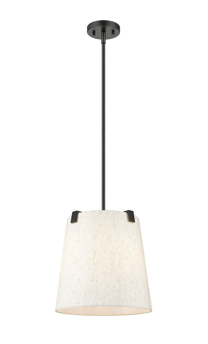 Z-Lite 3502P13-MB Three Light Pendant, Matte Black