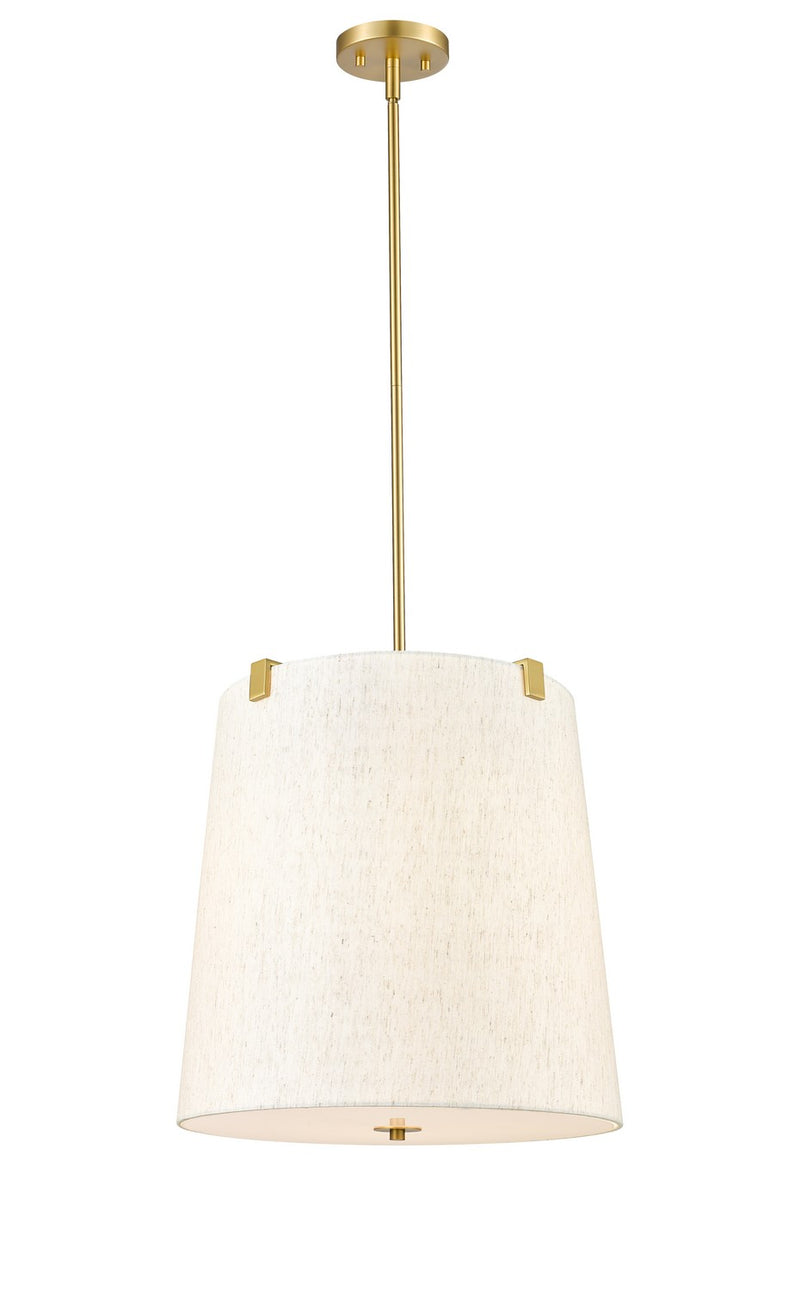 Z-Lite 3502P18-MGLD Five Light Pendant, Modern Gold