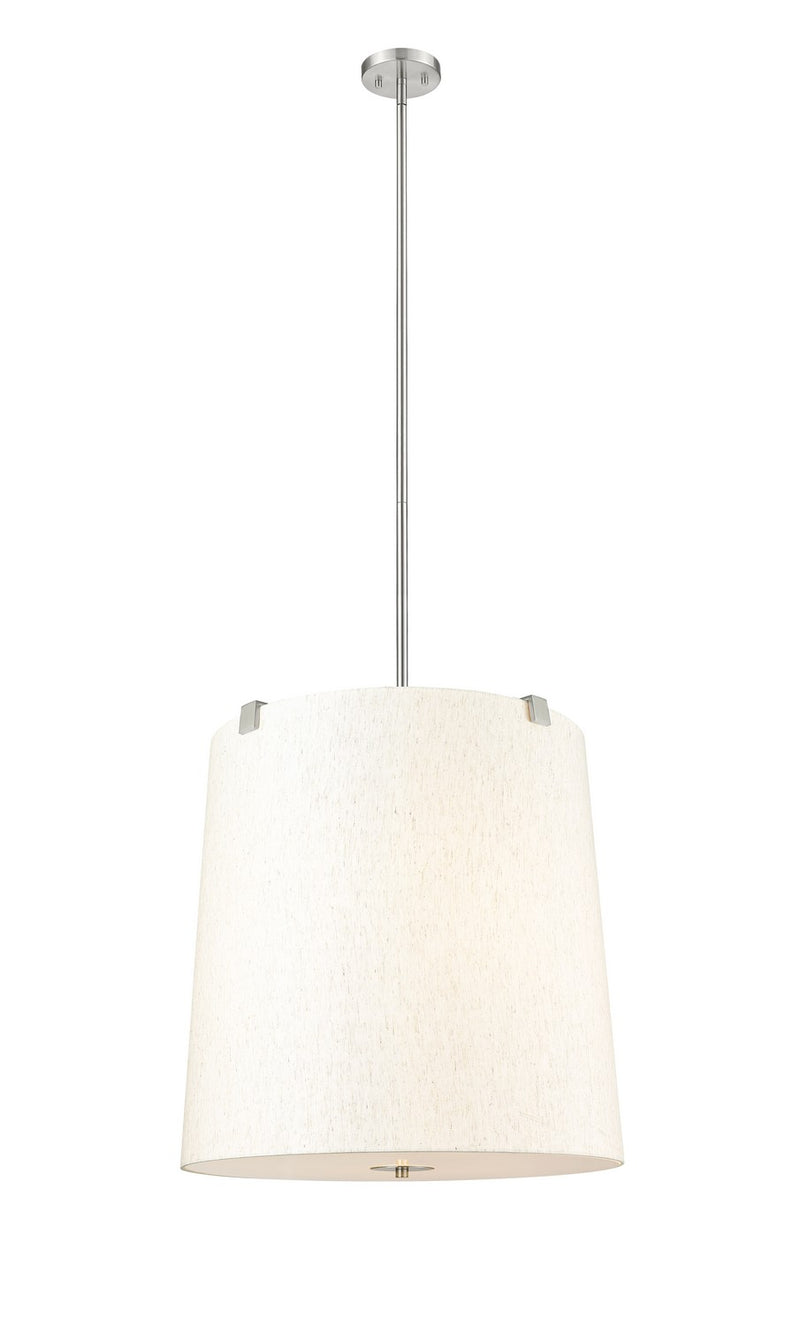 Z-Lite 3502P24-BN Six Light Pendant, Brushed Nickel