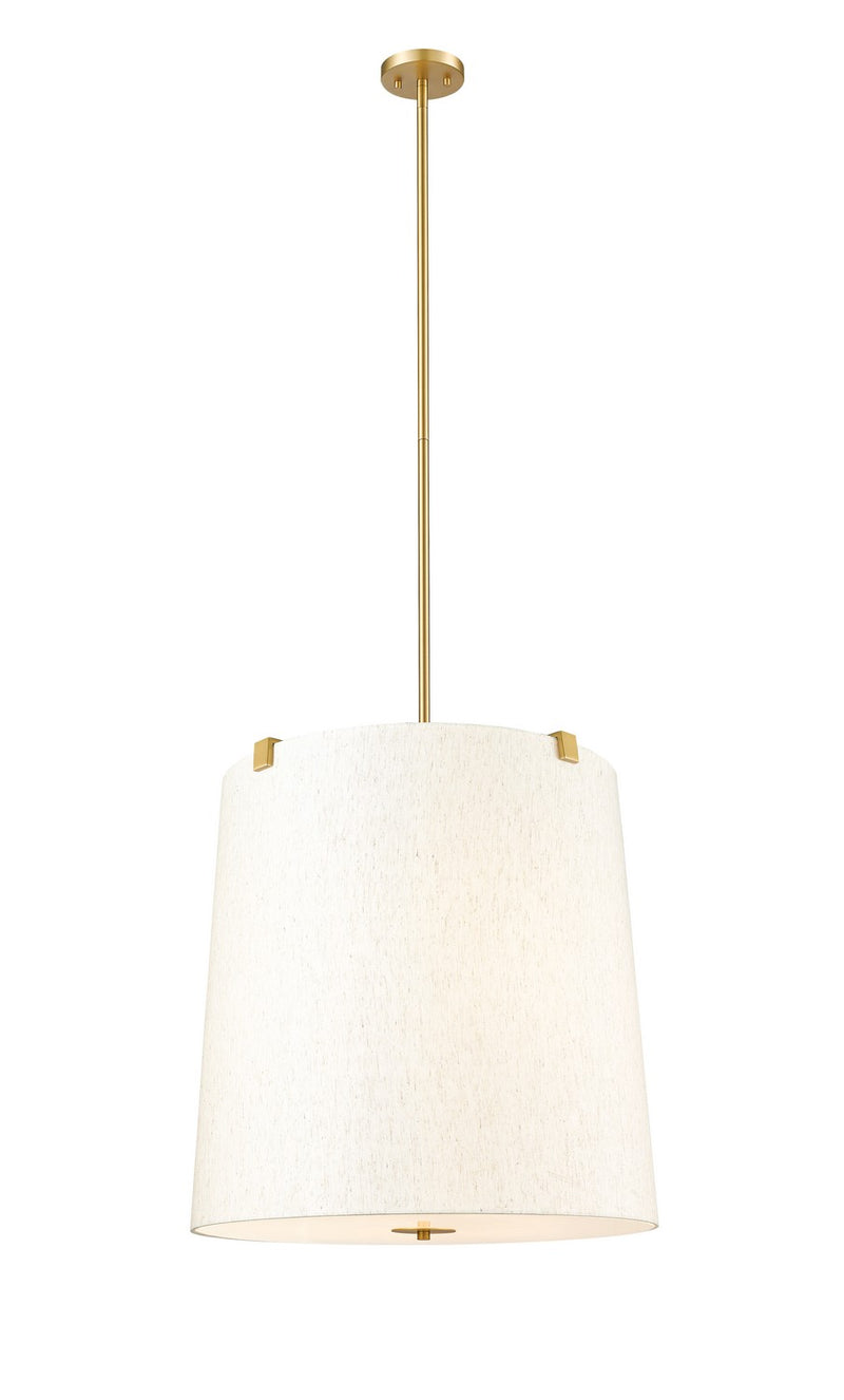 Z-Lite 3502P24-MGLD Six Light Pendant, Modern Gold