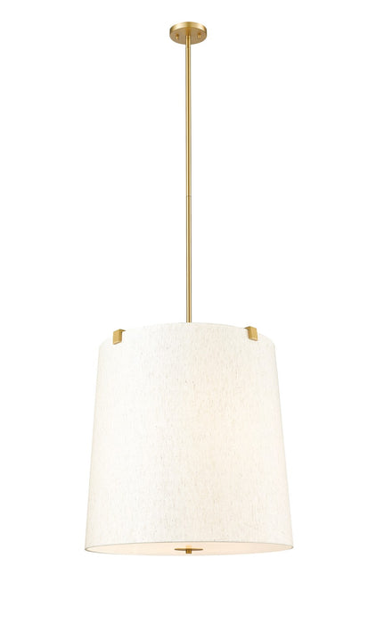 Z-Lite 3502P24-MGLD Six Light Pendant, Modern Gold
