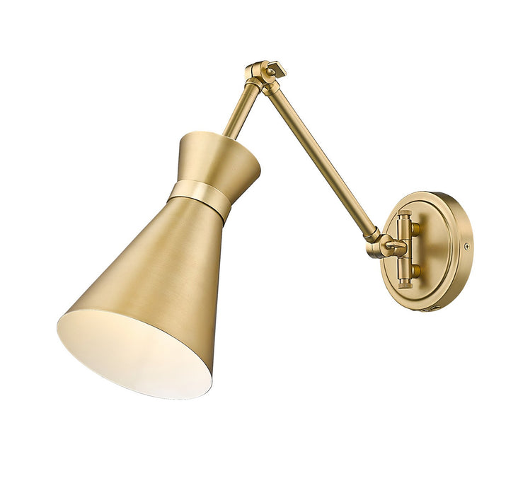 Z-Lite 351S-MGLD One Light Wall Sconce, Modern Gold