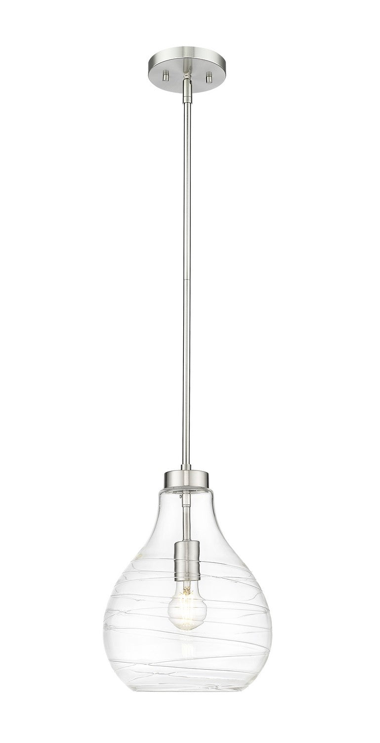 Z-Lite 496P10-BN One Light Pendant, Brushed Nickel