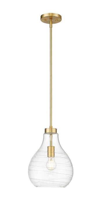 Z-Lite 496P10-MGLD One Light Pendant, Modern Gold