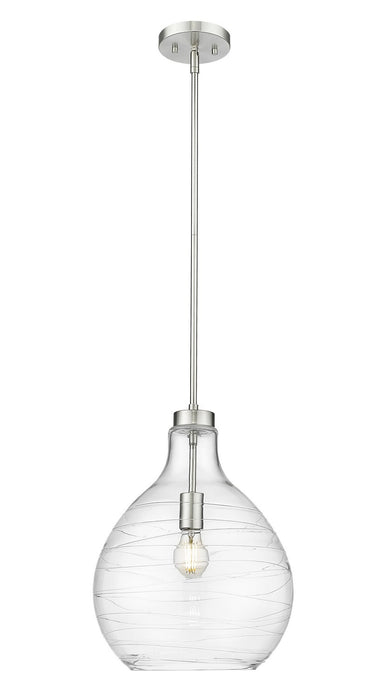 Z-Lite 496P13-BN One Light Pendant, Brushed Nickel