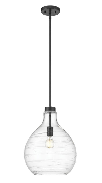 Z-Lite 496P13-MB One Light Pendant, Matte Black