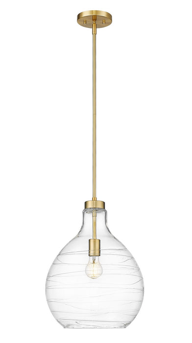 Z-Lite 496P13-MGLD One Light Pendant, Modern Gold