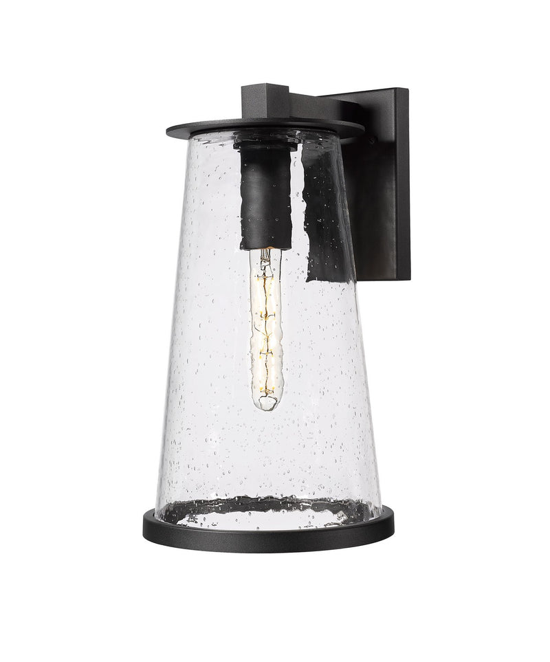 Z-Lite 5004B-BK One Light Outdoor Wall Light, Sand Black