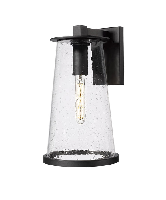 Z-Lite 5004B-BK One Light Outdoor Wall Light, Sand Black