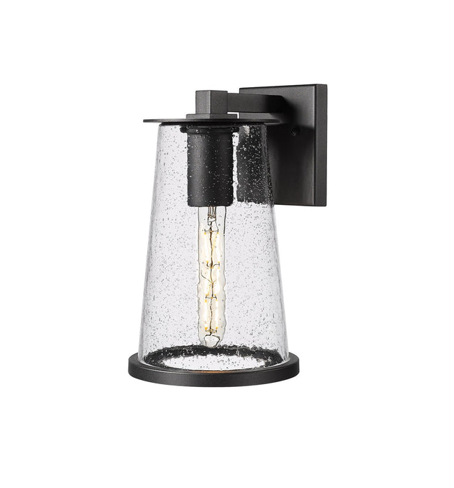 Z-Lite 5004M-BK One Light Outdoor Wall Light, Sand Black