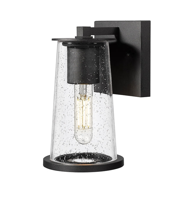Z-Lite 5004S-BK One Light Outdoor Wall Light, Sand Black