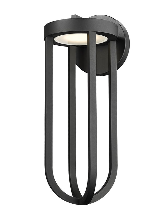 Z-Lite 5005B-BK-LED LED Outdoor Wall Mount, Sand Black