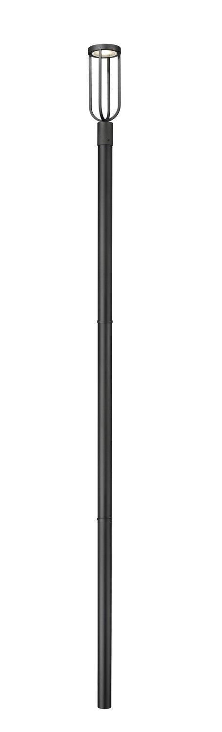 Z-Lite 5005PHM-5009P120-BK LED Outdoor Post Moun Fixture, Sand Black