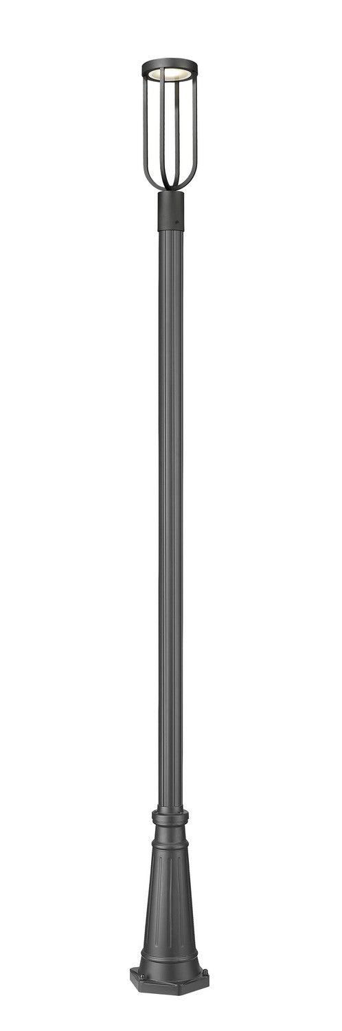 Z-Lite 5005PHM-519P-BK-LED LED Outdoor Post Moun Fixture, Sand Black