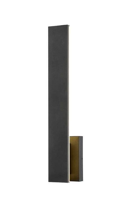 Z-Lite 5007-24BK-LED LED Outdoor Wall Mount, Sand Black