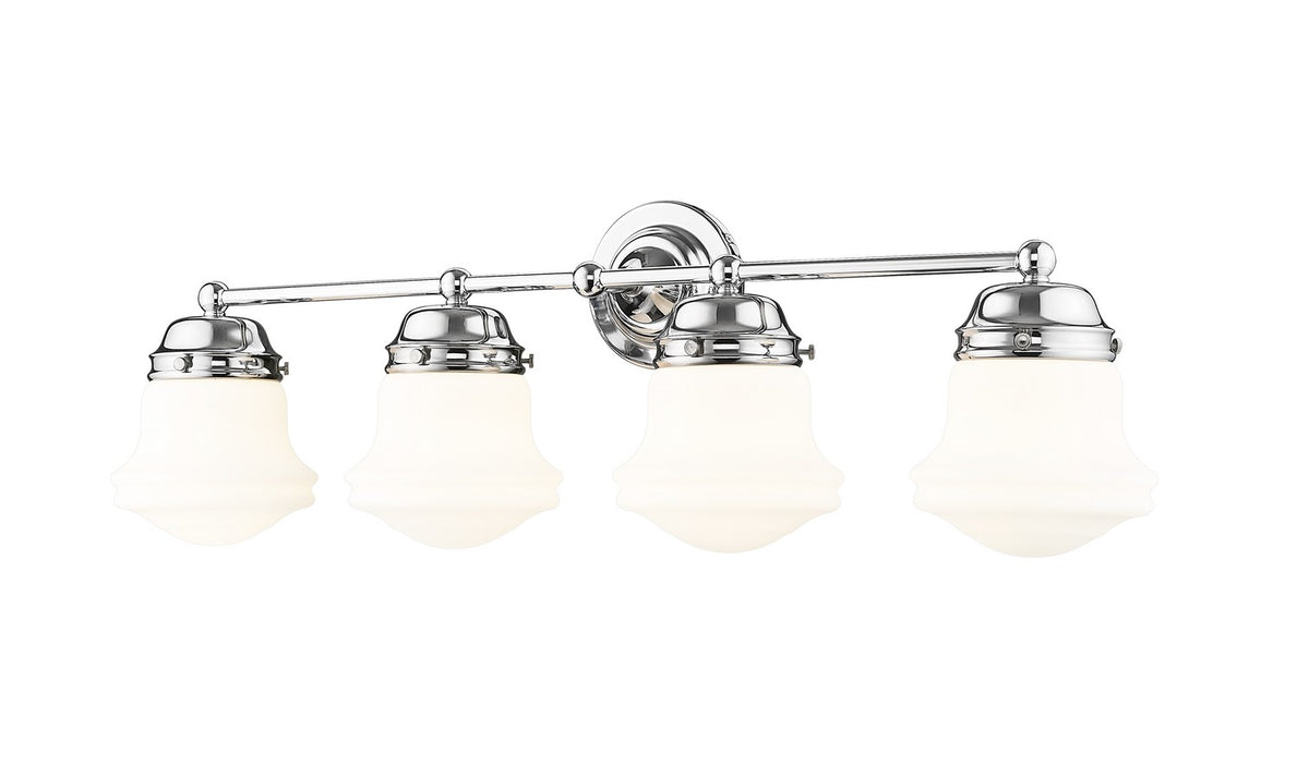 Z-Lite 735-4V-CH Four Light Vanity, Chrome
