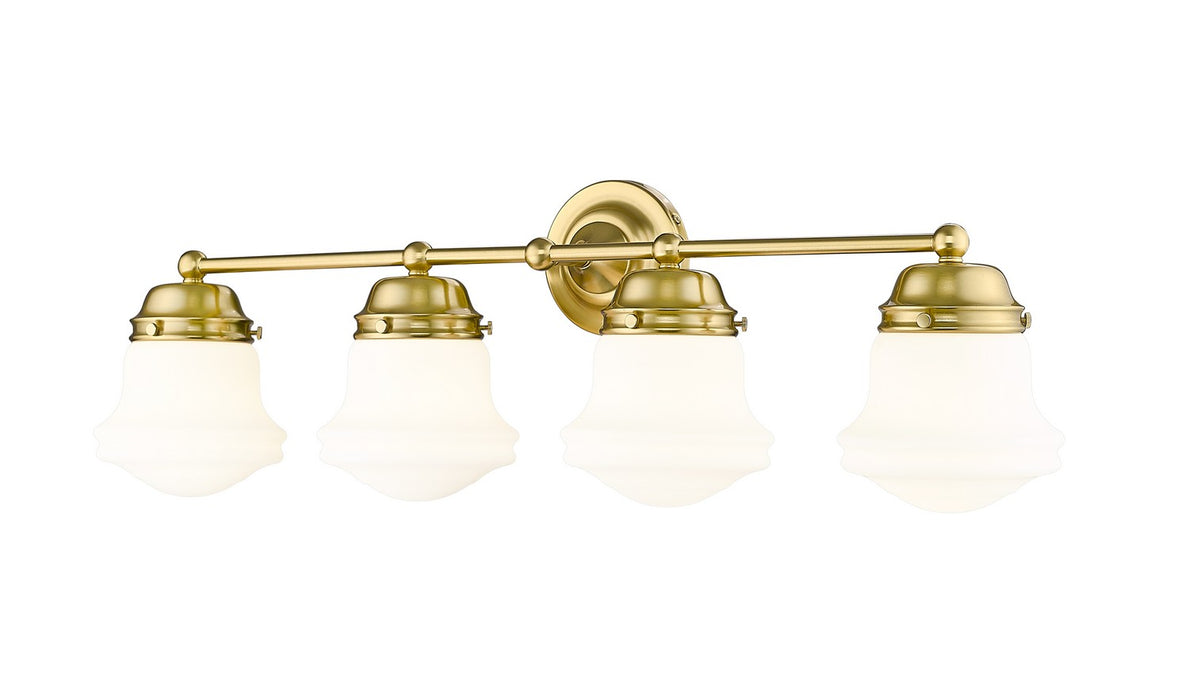Z-Lite 735-4V-LG Four Light Vanity, Luxe Gold