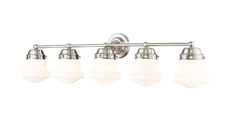 Z-Lite 735-5V-BN Five Light Vanity, Brushed Nickel
