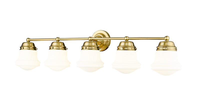 Z-Lite 735-5V-LG Five Light Vanity, Luxe Gold