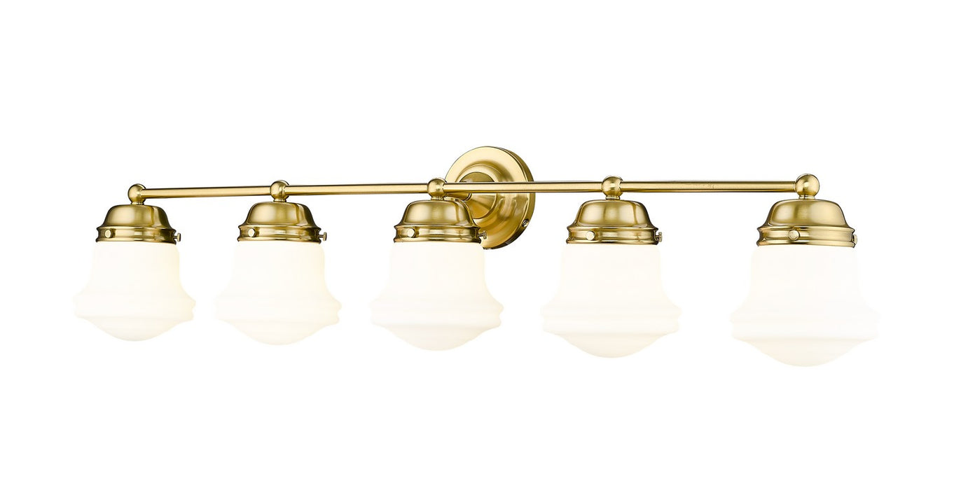 Z-Lite 735-5V-LG Five Light Vanity, Luxe Gold