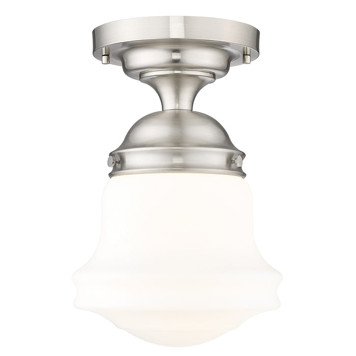 Z-Lite 735F10-BN One Light Flush Mount, Brushed Nickel