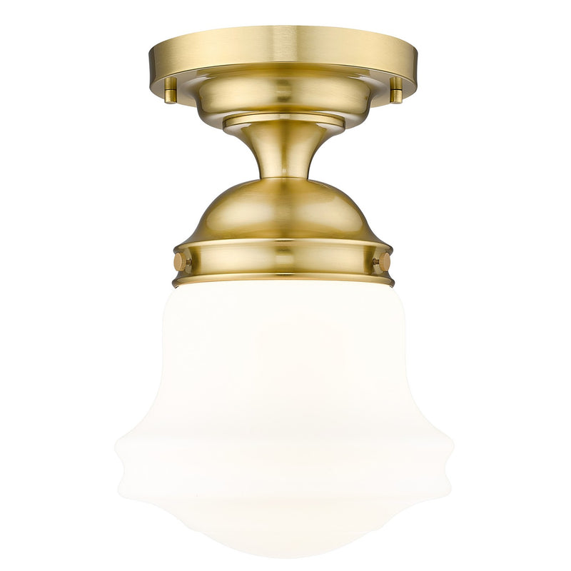 Z-Lite 735F10-LG One Light Flush Mount, Luxe Gold