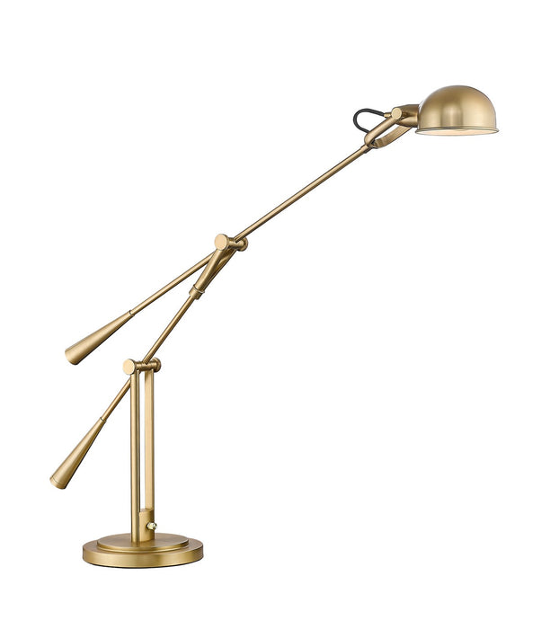 Z-Lite 741TL-HBR One Light Table Lamp, Heritage Brass