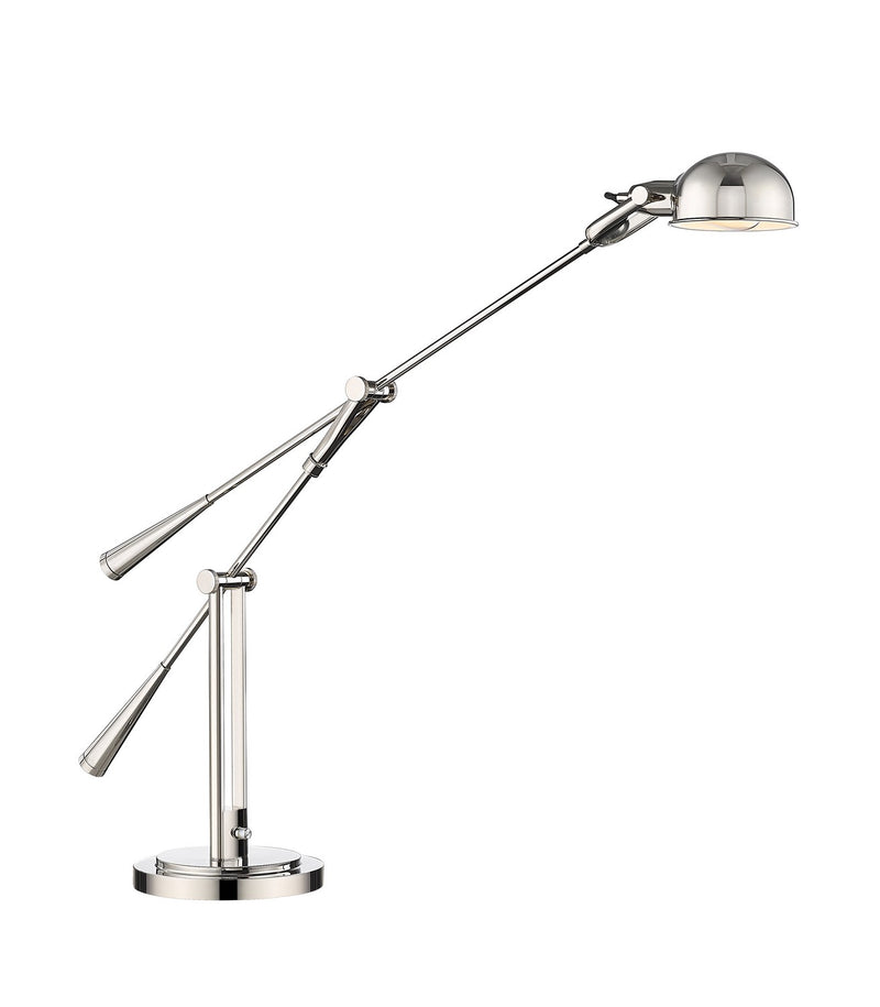 Z-Lite 741TL-PN One Light Table Lamp, Polished Nickel