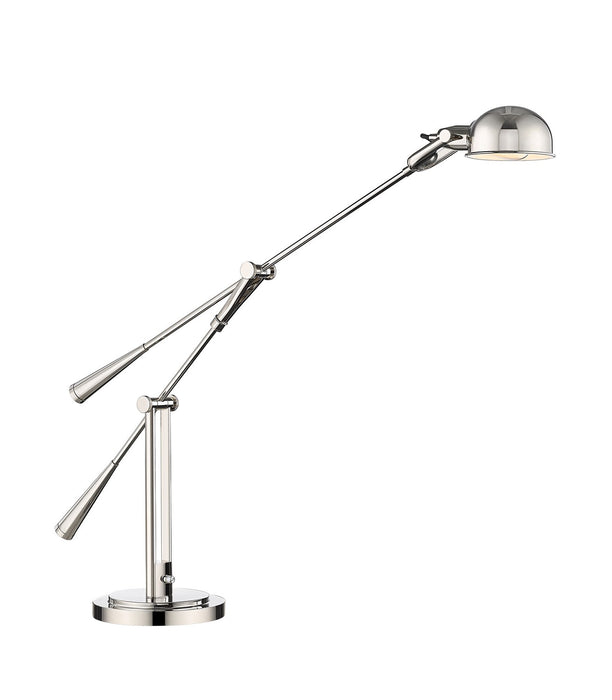 Z-Lite 741TL-PN One Light Table Lamp, Polished Nickel