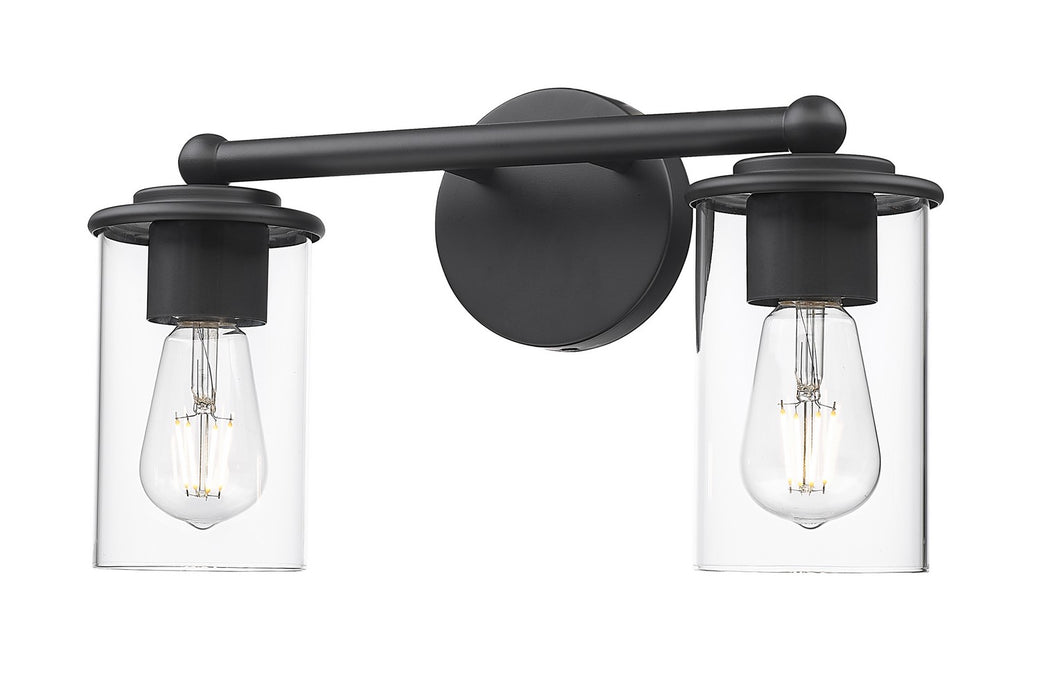 Z-Lite 742-2V-MB Two Light Vanity, Matte Black