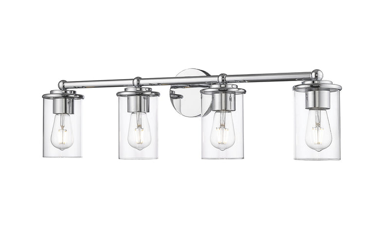Z-Lite 742-4V-CH Four Light Vanity, Chrome