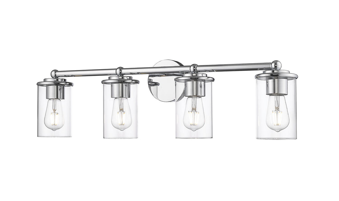 Z-Lite 742-4V-CH Four Light Vanity, Chrome