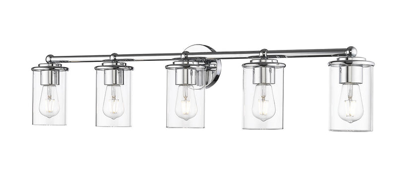 Z-Lite 742-5V-CH Five Light Vanity, Chrome