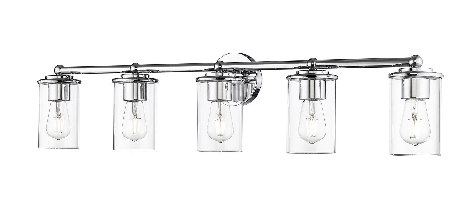 Z-Lite 742-5V-CH Five Light Vanity, Chrome