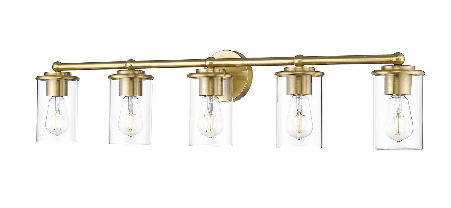 Z-Lite 742-5V-LG Five Light Vanity, Luxe Gold