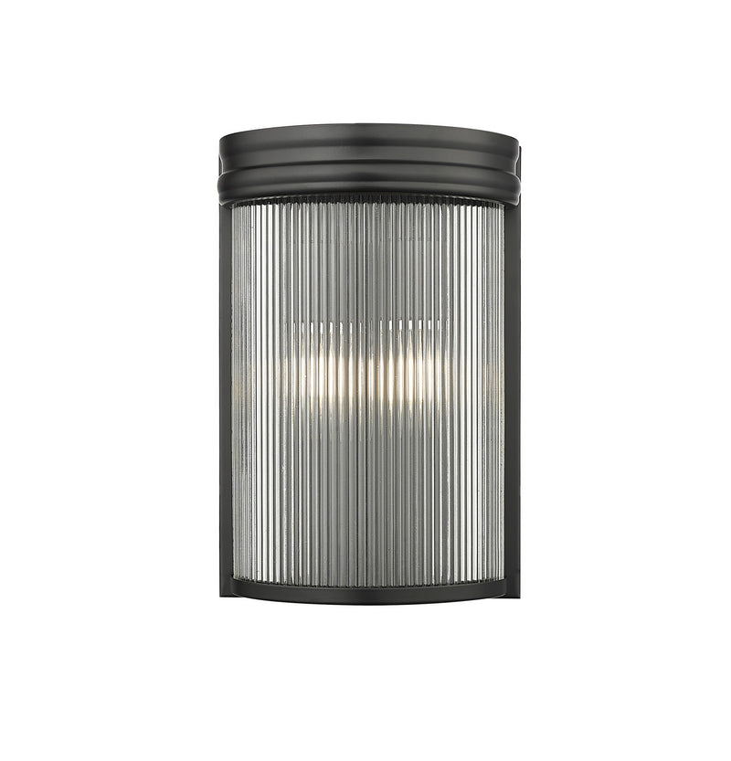 Z-Lite 7504-2S-MB Two Light Wall Sconce, Matte Black