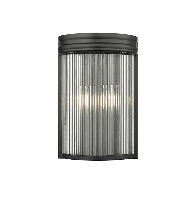 Z-Lite 7504-2S-MB Two Light Wall Sconce, Matte Black