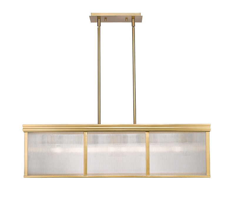 Z-Lite 7504-42L-MGLD Ten Light Pendant, Modern Gold
