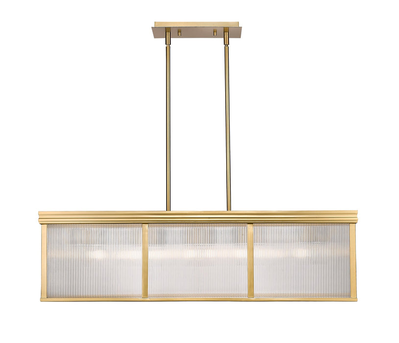 Z-Lite 7504-42L-MGLD Ten Light Pendant, Modern Gold