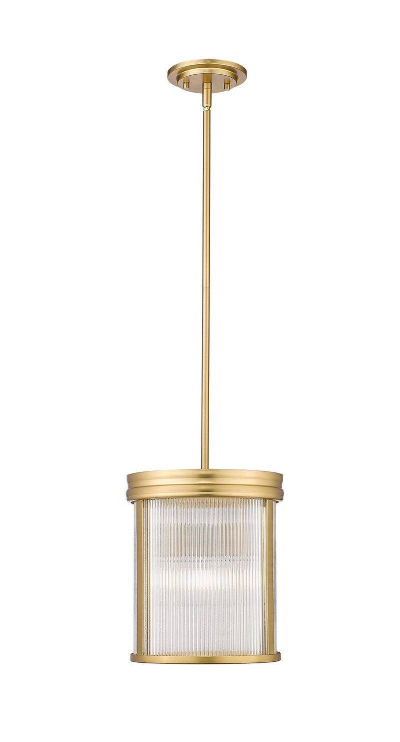 Z-Lite 7504P10-MGLD Three Light Pendant, Modern Gold
