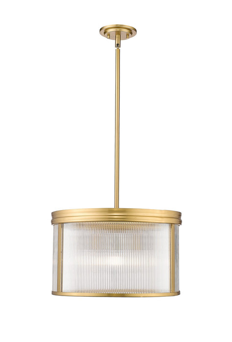 Z-Lite 7504P18-MGLD Five Light Pendant, Modern Gold
