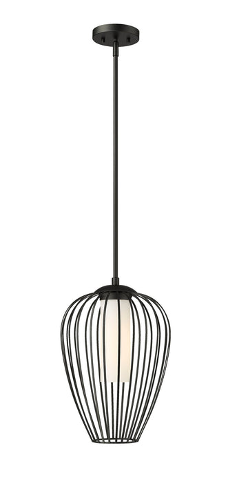 Z-Lite 7507-12MB One Light Pendant, Matte Black
